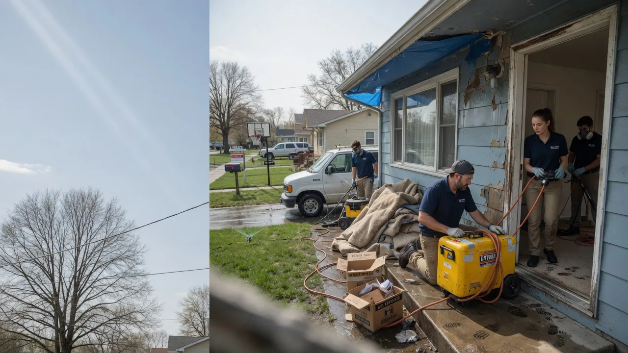 Basement Flood Cleanup in Englewood, OH near me